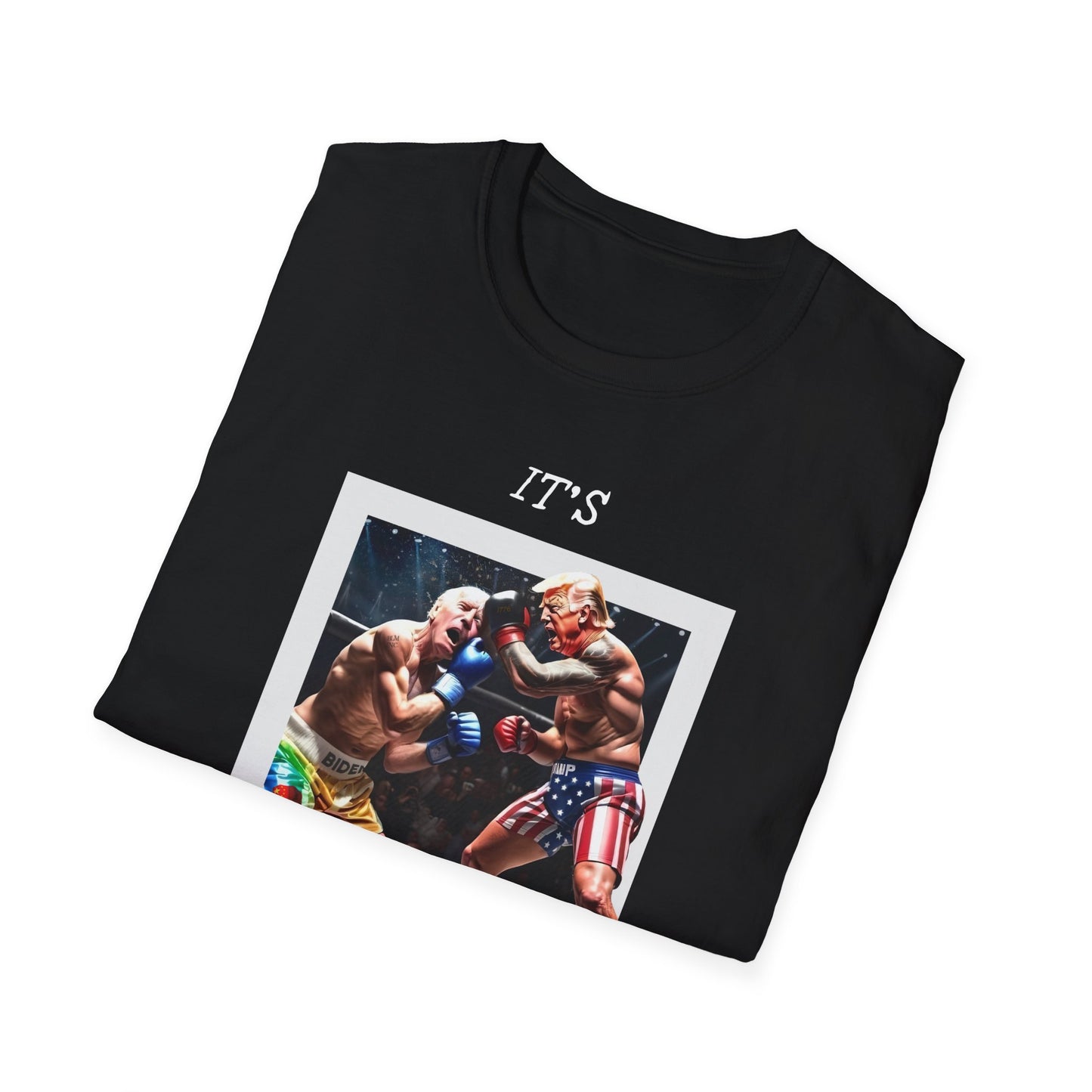 Trump vs. Biden 2024 Political MMA Tee - 'It's Hammer Time'